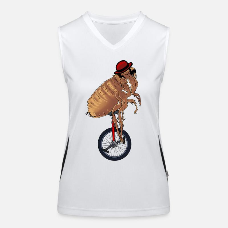 Circus Actress Stage Show Artist Unicycle Women's Functional Contrast Tank Top