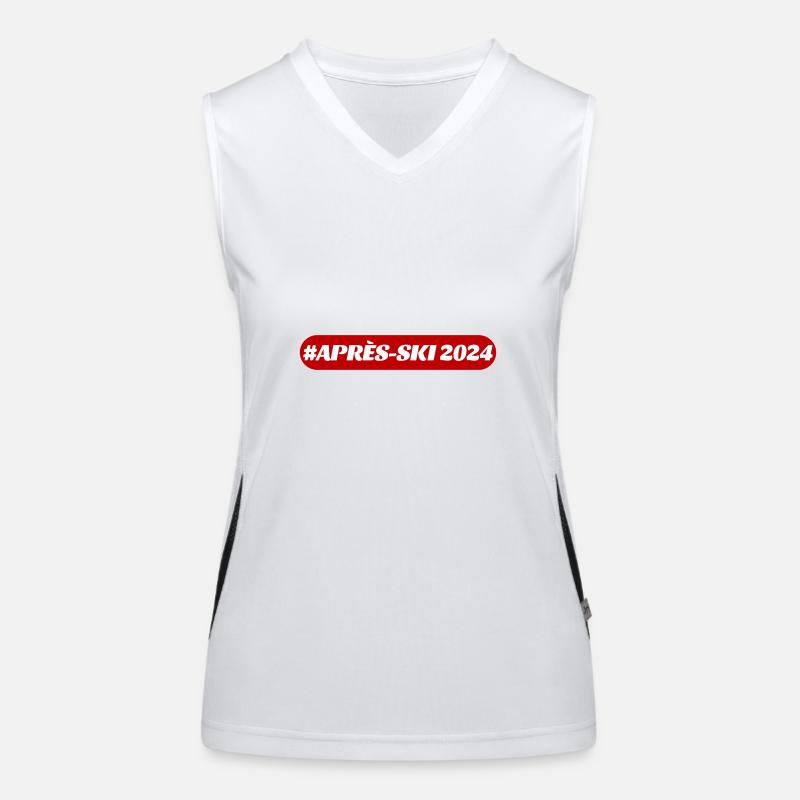 Apres Ski 2024 Funktionelles Kontrast-Tank Top für Frauen