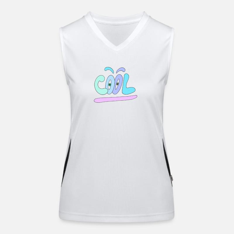 Kühl Funktionelles Kontrast-Tank Top für Frauen