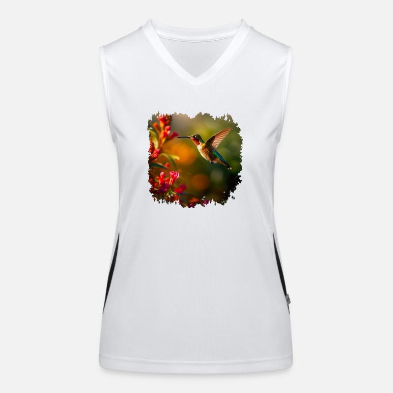 Hummingbirds need flowers Women's Functional Contrast Tank Top