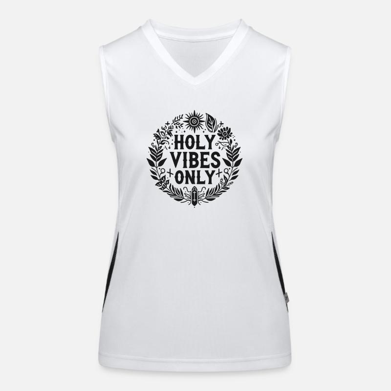 Holy Vibes Only Women's Functional Contrast Tank Top