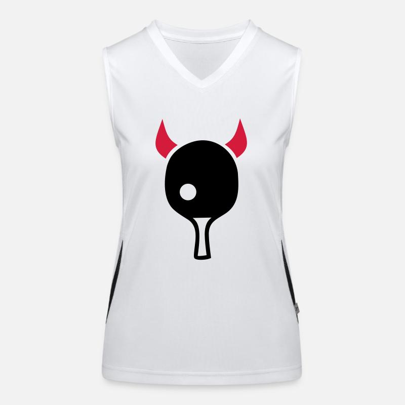 tennis de table Débardeur respirant contrasté Femme