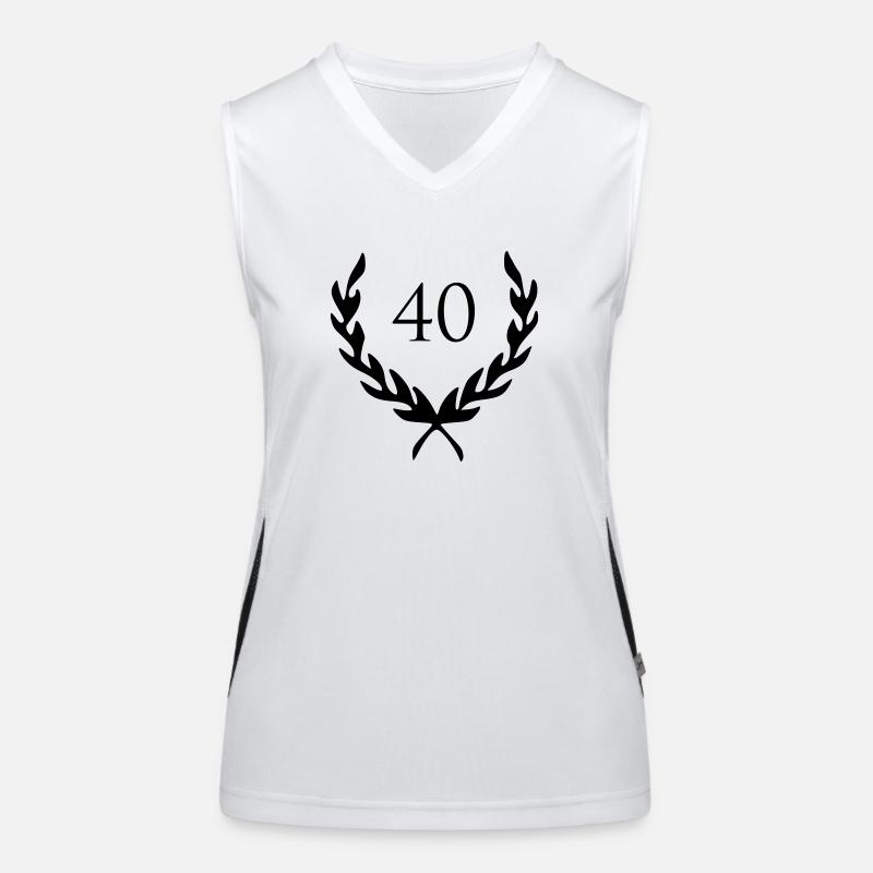 Geburtstag - 40 Funktionelles Kontrast-Tank Top für Frauen