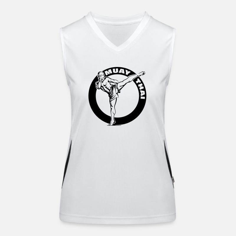 Muay Thai Funktionelles Kontrast-Tank Top für Frauen