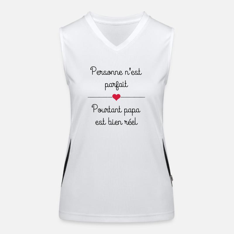 Papa Débardeur respirant contrasté Femme