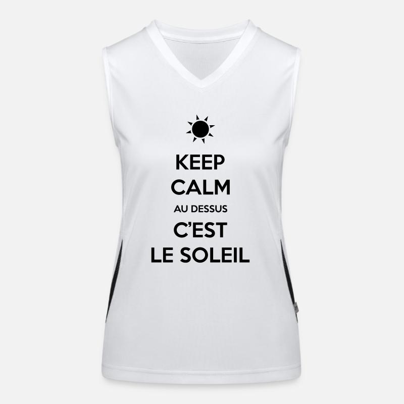 keep soleil Débardeur respirant contrasté Femme