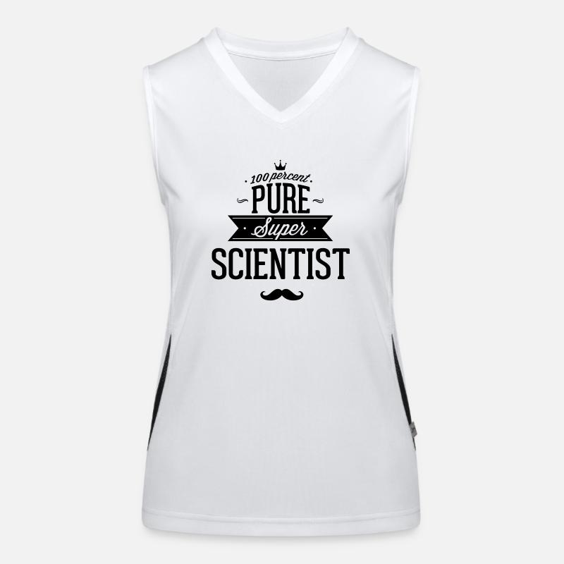 To 100% scientists Women's Functional Contrast Tank Top