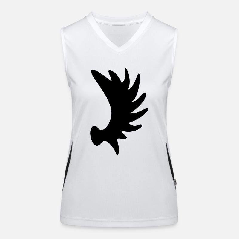 Ostpreußen Elchschaufel Funktionelles Kontrast-Tank Top für Frauen