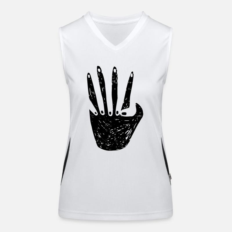 Main dans la main Débardeur respirant contrasté Femme