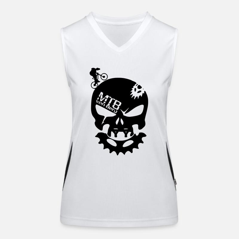 Bone Head Funktionelles Kontrast-Tank Top für Frauen