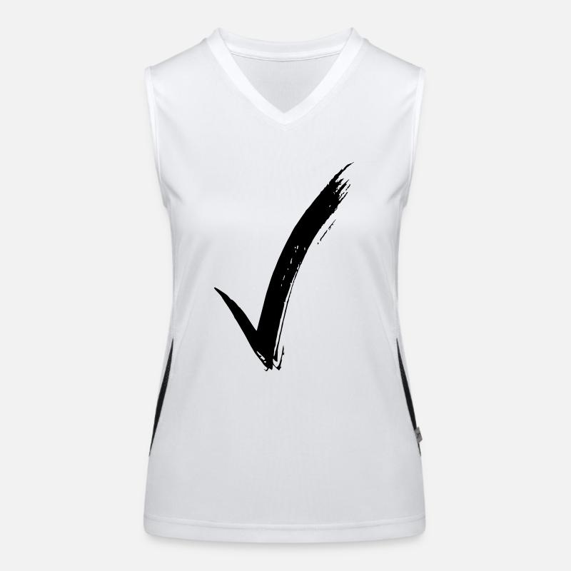 coche Débardeur respirant contrasté Femme