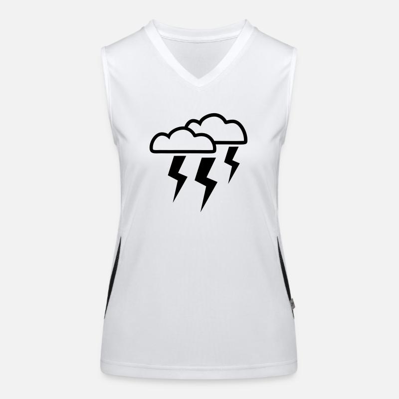Gewitter Funktionelles Kontrast-Tank Top für Frauen