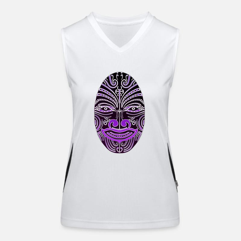 maori_3 Women's Functional Contrast Tank Top
