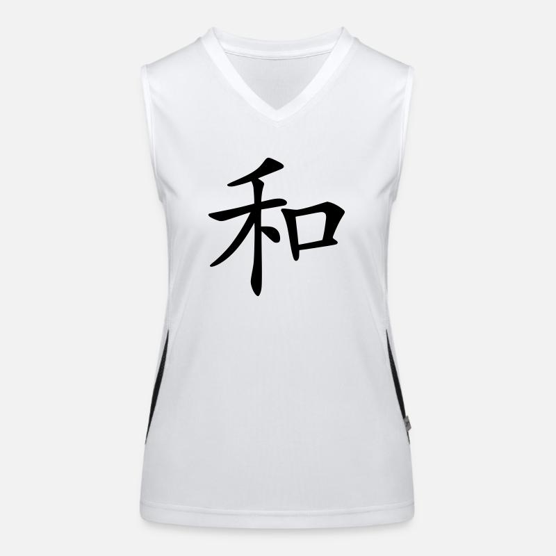 Peace Funktionelles Kontrast-Tank Top für Frauen