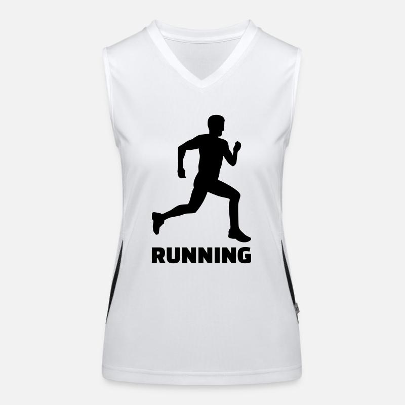 Running Débardeur respirant contrasté Femme