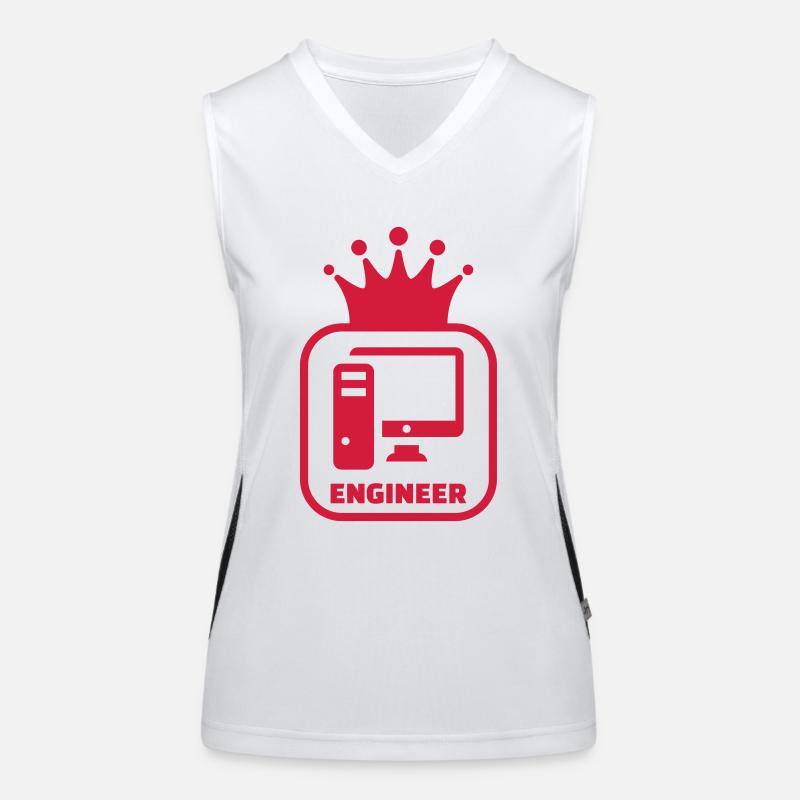 Computer Engineer Informatiker Informaticien Women's Functional Contrast Tank Top