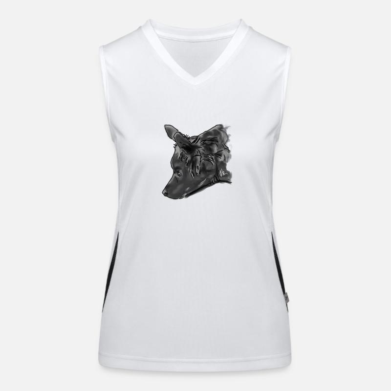 Australian Shepherd Funktionelles Kontrast-Tank Top für Frauen