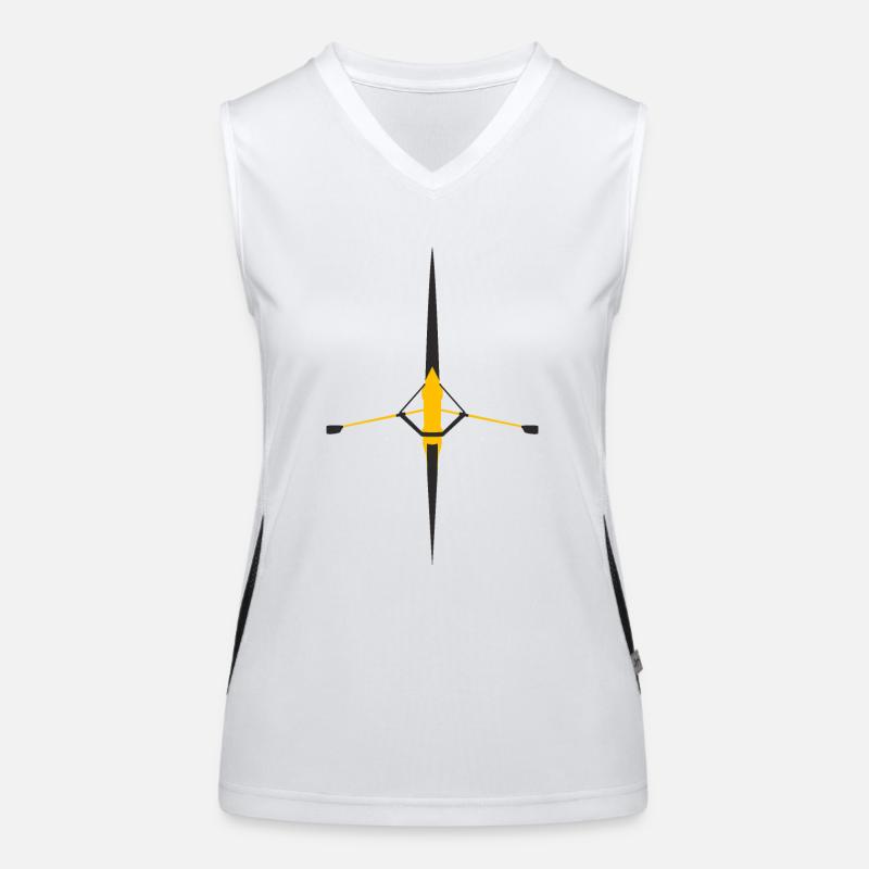 Rudern Funktionelles Kontrast-Tank Top für Frauen