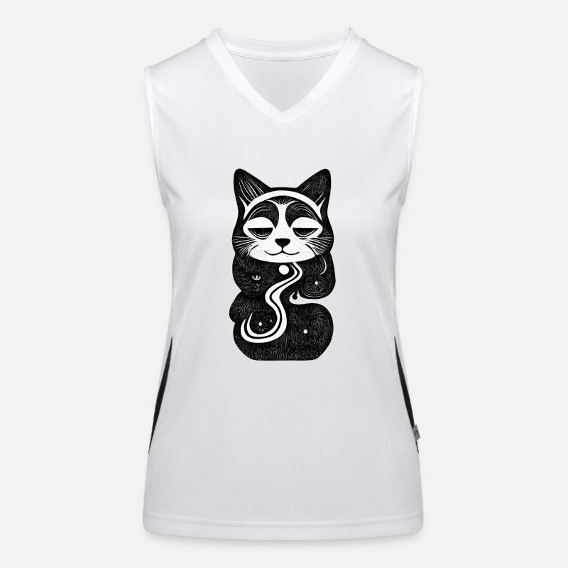 Chat Perché Débardeur respirant contrasté Femme