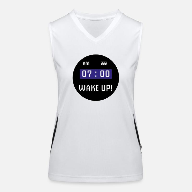 Wecker Funktionelles Kontrast-Tank Top für Frauen