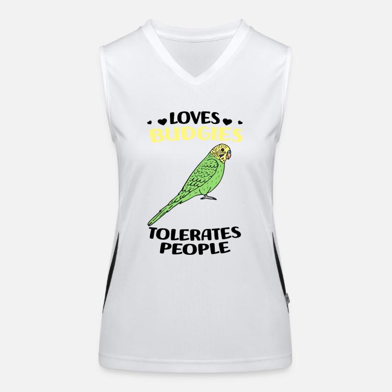 Perruche ondulée Débardeur respirant contrasté Femme