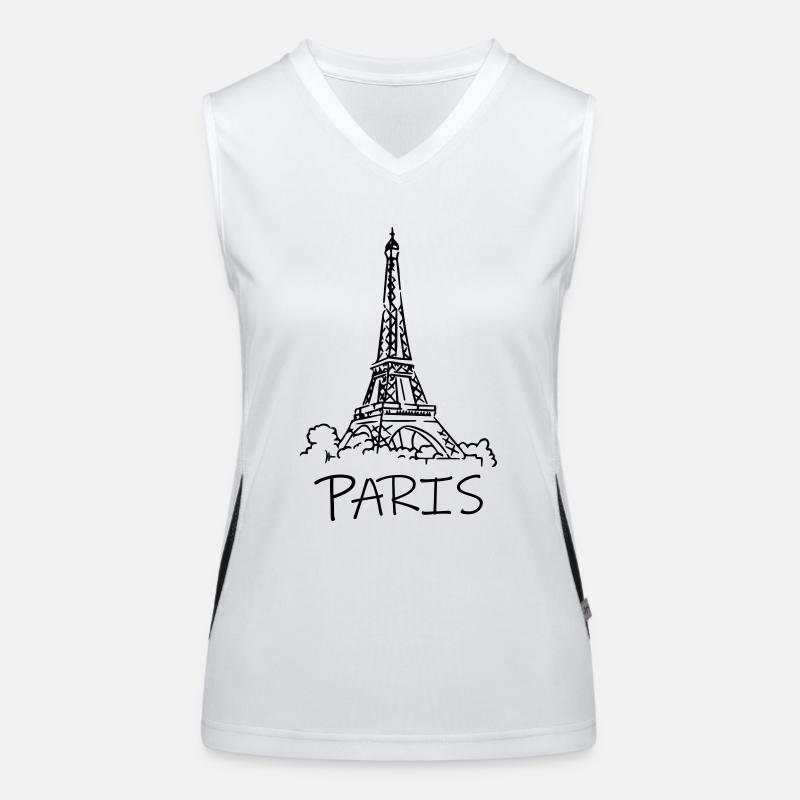 PARIS Débardeur respirant contrasté Femme