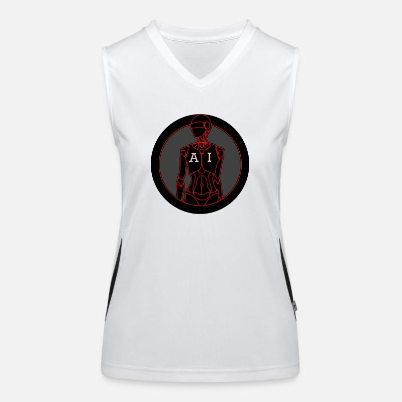 Artificial intelligence Women's Functional Contrast Tank Top