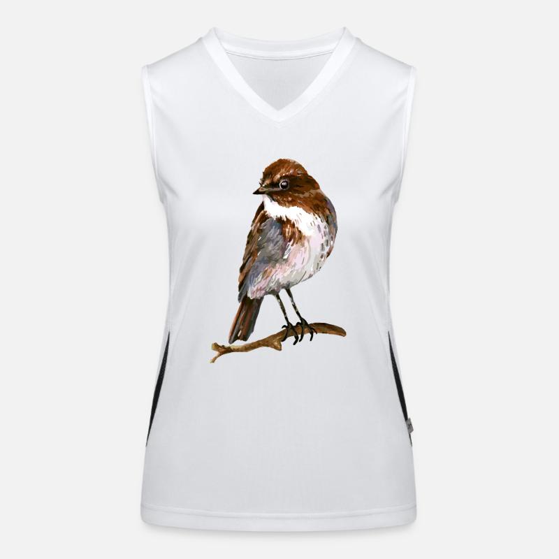 Vogel Funktionelles Kontrast-Tank Top für Frauen