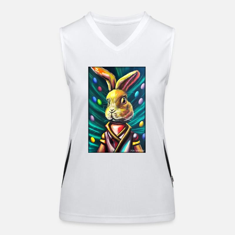 Easter Easter Cyber Future Sci-Fi Animal Women's Functional Contrast Tank Top