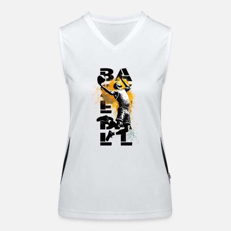 Basketteur High Dunk noir Débardeur respirant contrasté Femme
