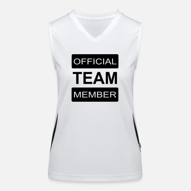 Team Mitglied Funktionelles Kontrast-Tank Top für Frauen