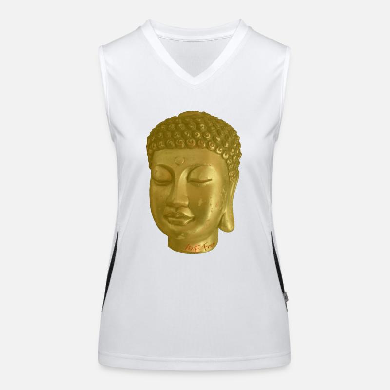 Bouddha en or Débardeur respirant contrasté Femme