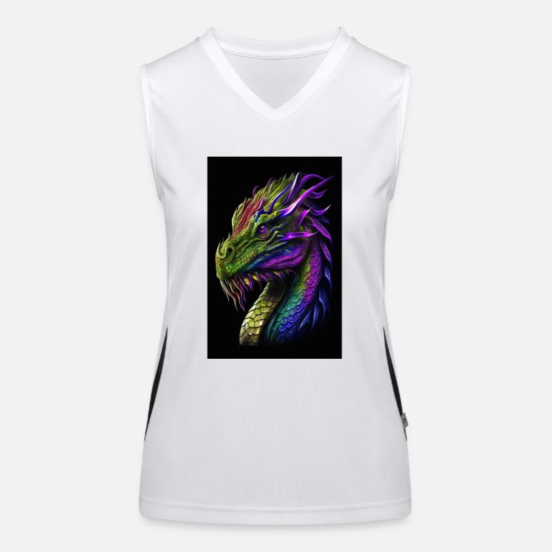 Wise Dragon Women's Functional Contrast Tank Top