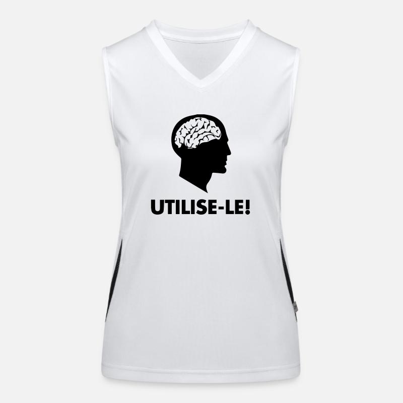 NUTZEN SIE ES! Funktionelles Kontrast-Tank Top für Frauen