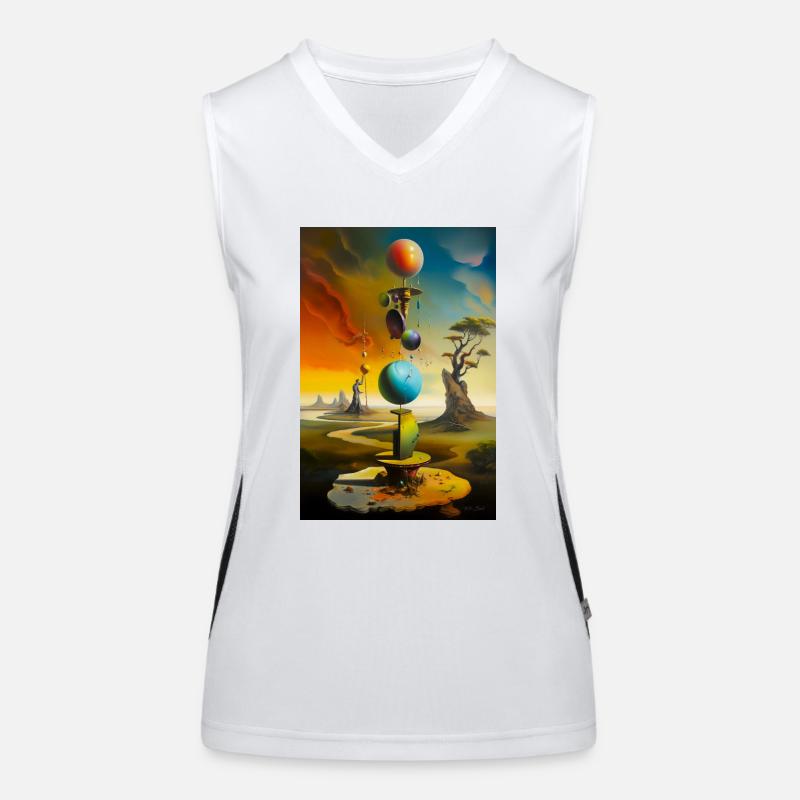 Unendlich Funktionelles Kontrast-Tank Top für Frauen