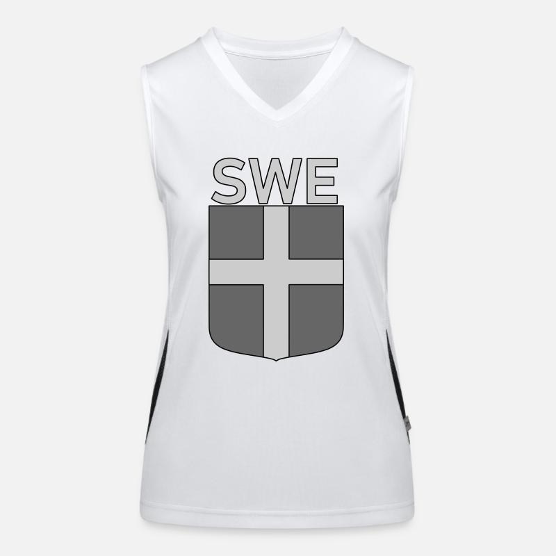 eng tactical shield Women's Functional Contrast Tank Top