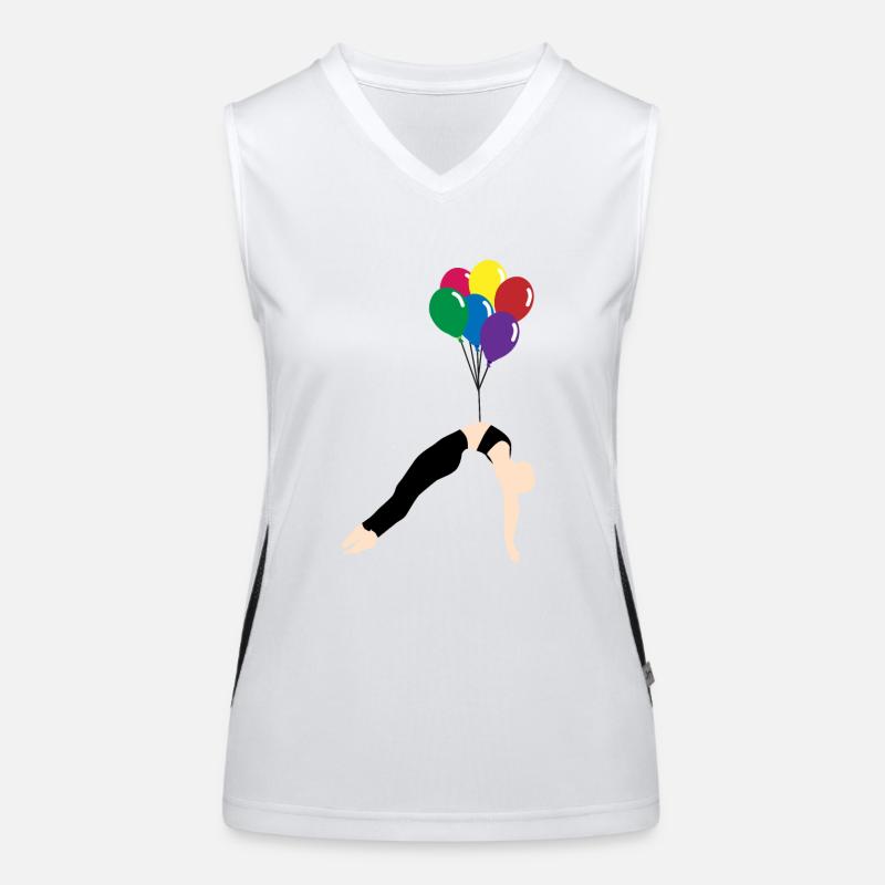 Luftballon Funktionelles Kontrast-Tank Top für Frauen
