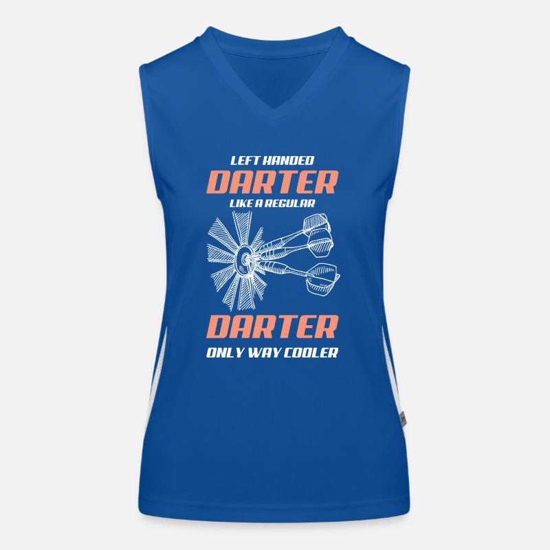 Dard fléchette Débardeur respirant contrasté Femme