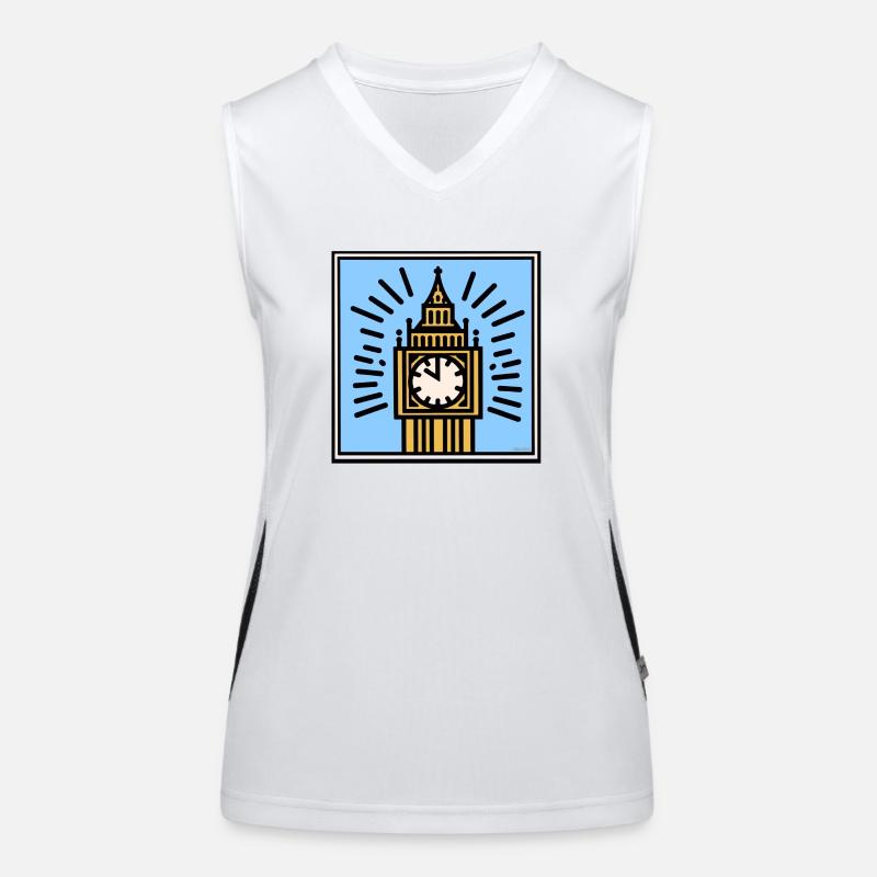 Big Ben Pop Art Débardeur respirant contrasté Femme