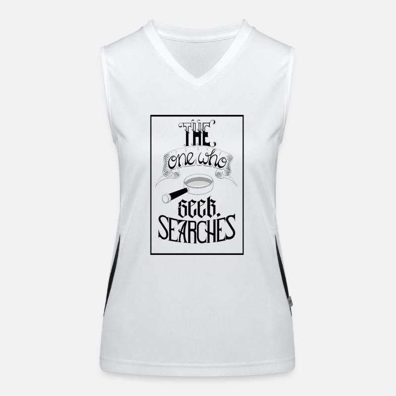 He who seeks, seeks Women's Functional Contrast Tank Top