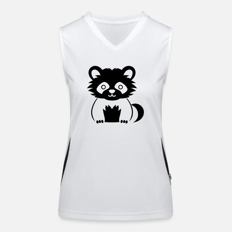 panda roux Débardeur respirant contrasté Femme