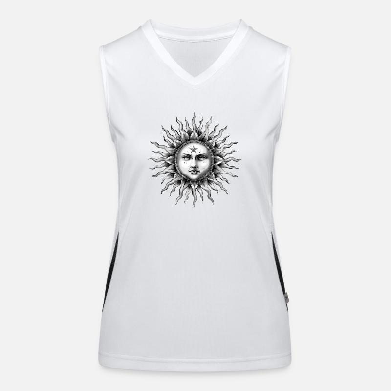 Sun retro Women's Functional Contrast Tank Top