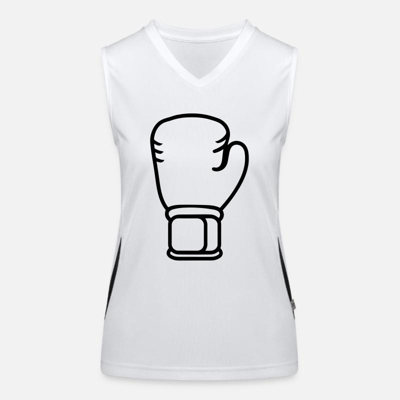 Boxhandschuh Funktionelles Kontrast-Tank Top für Frauen