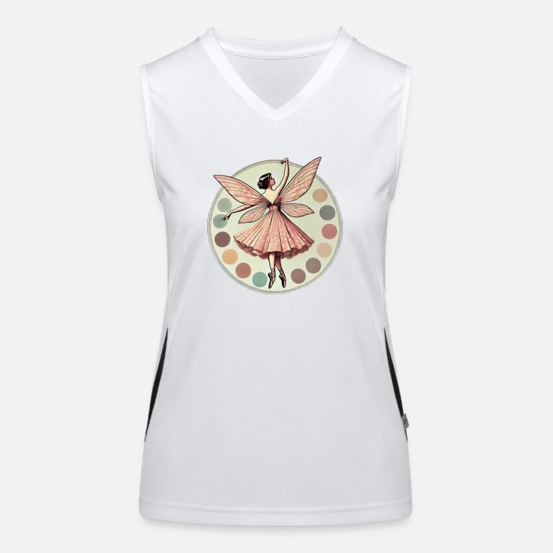 Fairy Ballerina Women's Functional Contrast Tank Top