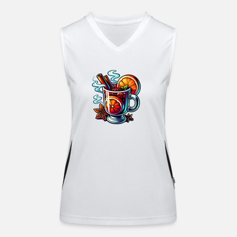 Mulled wine Women's Functional Contrast Tank Top