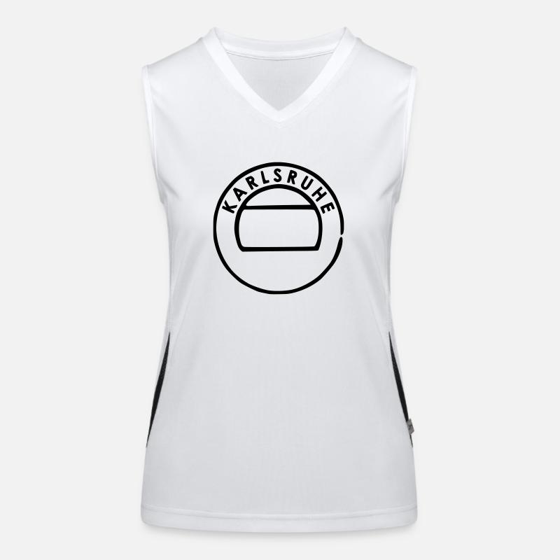 Karlsruhe Postmark Women's Functional Contrast Tank Top