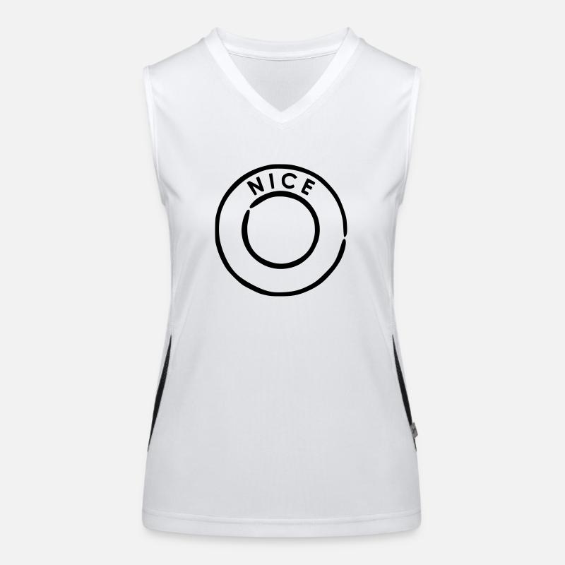 Nizza - Nice Funktionelles Kontrast-Tank Top für Frauen