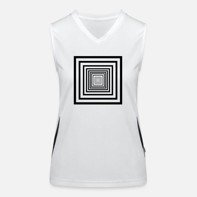 rectangles Débardeur respirant contrasté Femme