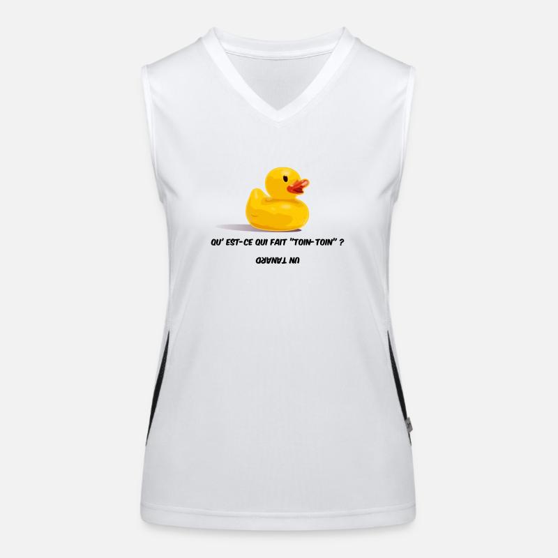 Mon p'tit canard Débardeur respirant contrasté Femme