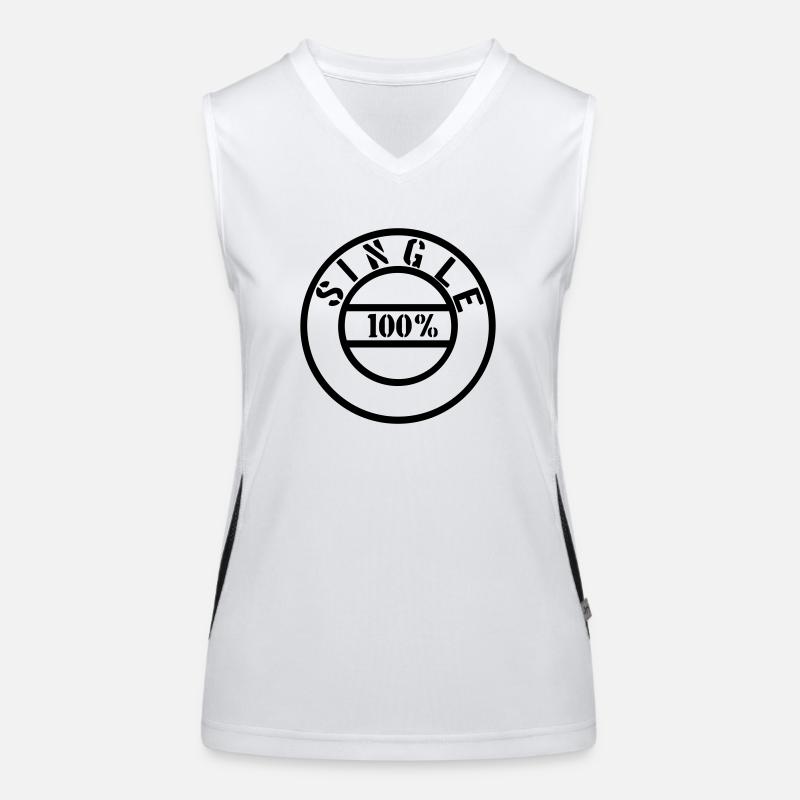 Single Funktionelles Kontrast-Tank Top für Frauen